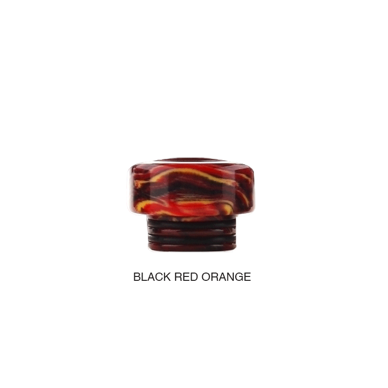 Drip Tip 810 Noir Rouge et Orange E-Cig Power