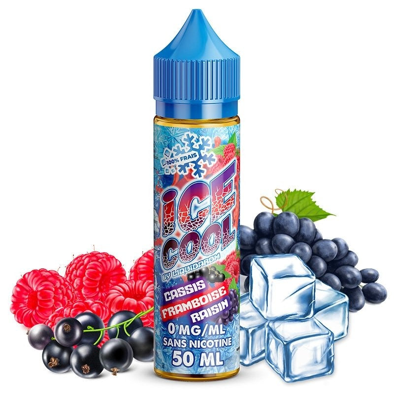 Liquide Cassis Framboise Raisin 50 ML ICE COOL
