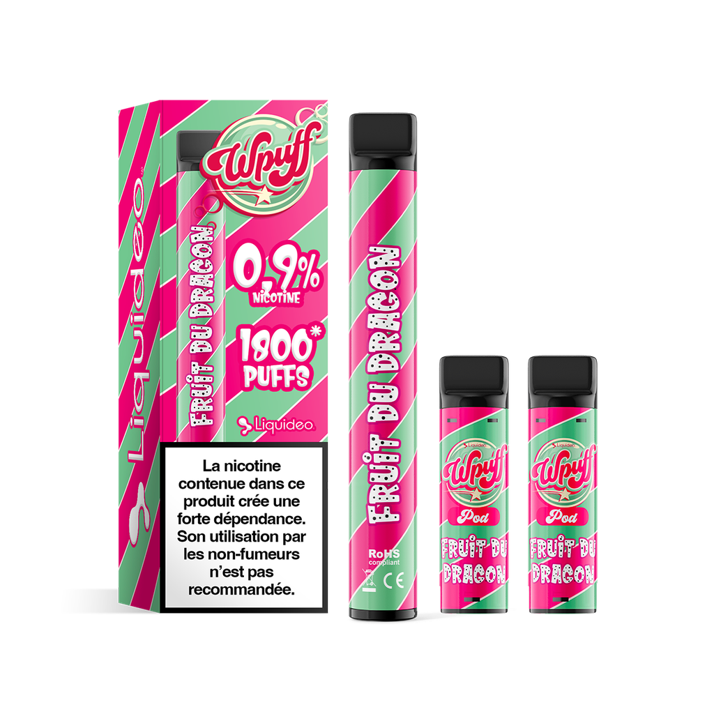 Wpuff 1800 Fruit Du Dragon Liquideo