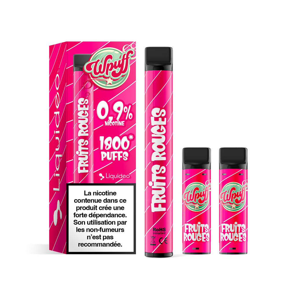 Wpuff 1800 Fruits Rouges Liquideo