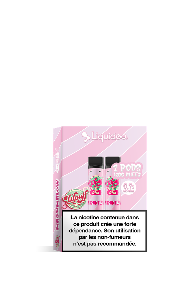 2 Pods Wpuff 1200 Mashmalow Liquideo