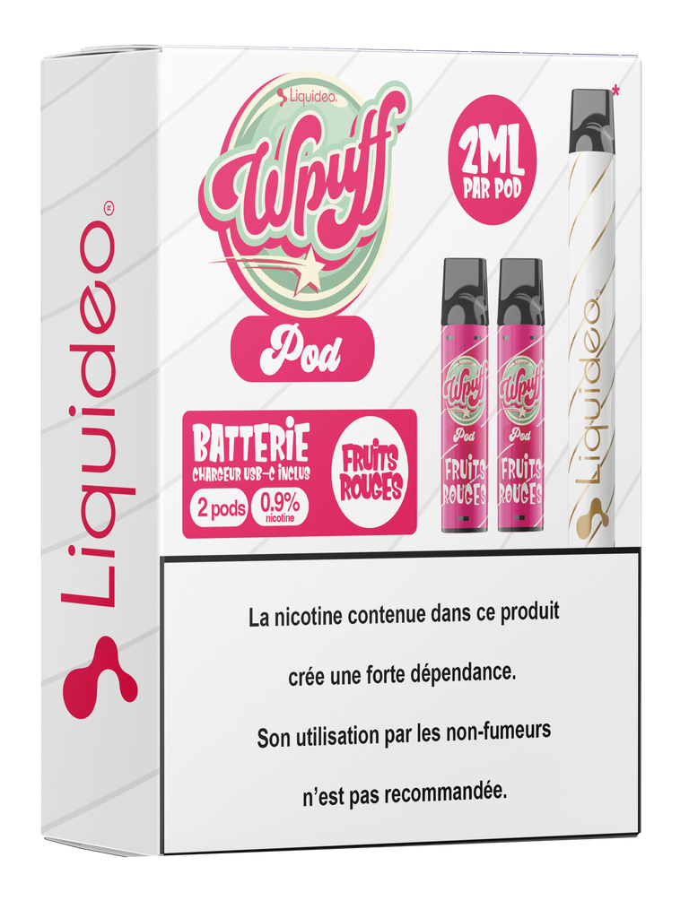 Starter Kit Blanc - Fruits Rouges - WPuff Pods