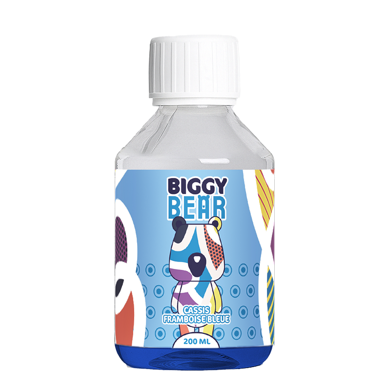 Cassis Framboise Bleue 200ml - Biggy Bear