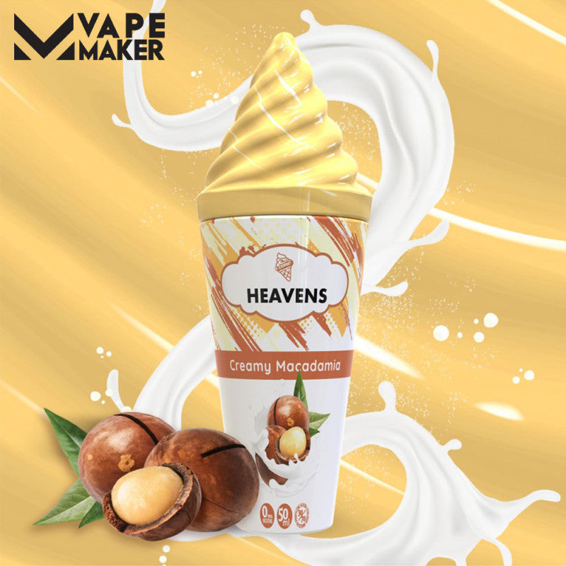 Liquide Creamy Macadamia Heavens Vape Maker
