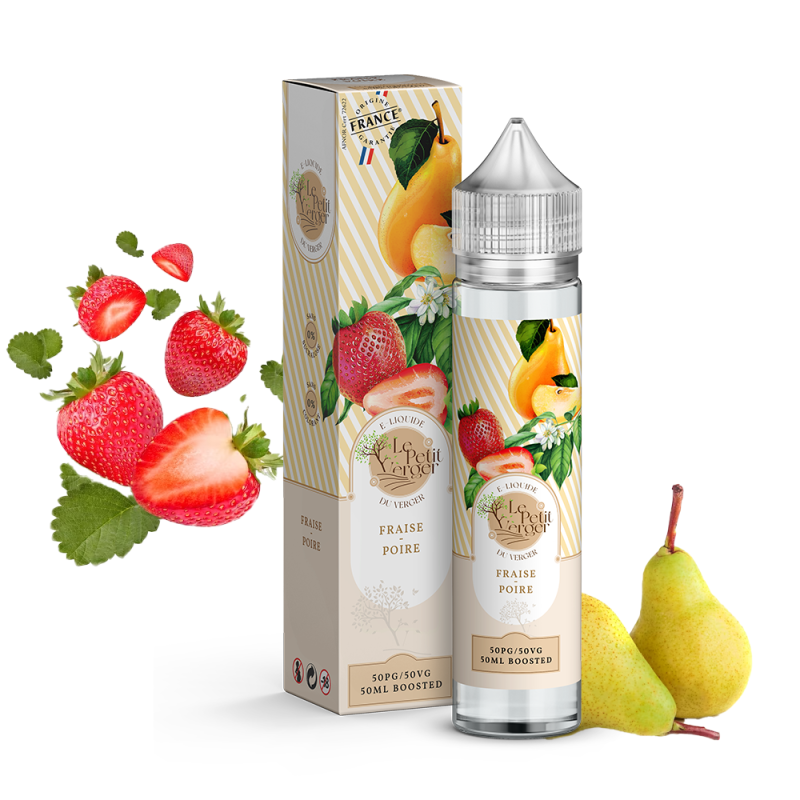 Fraise Poire 50ml Le Petit Verger Savourea