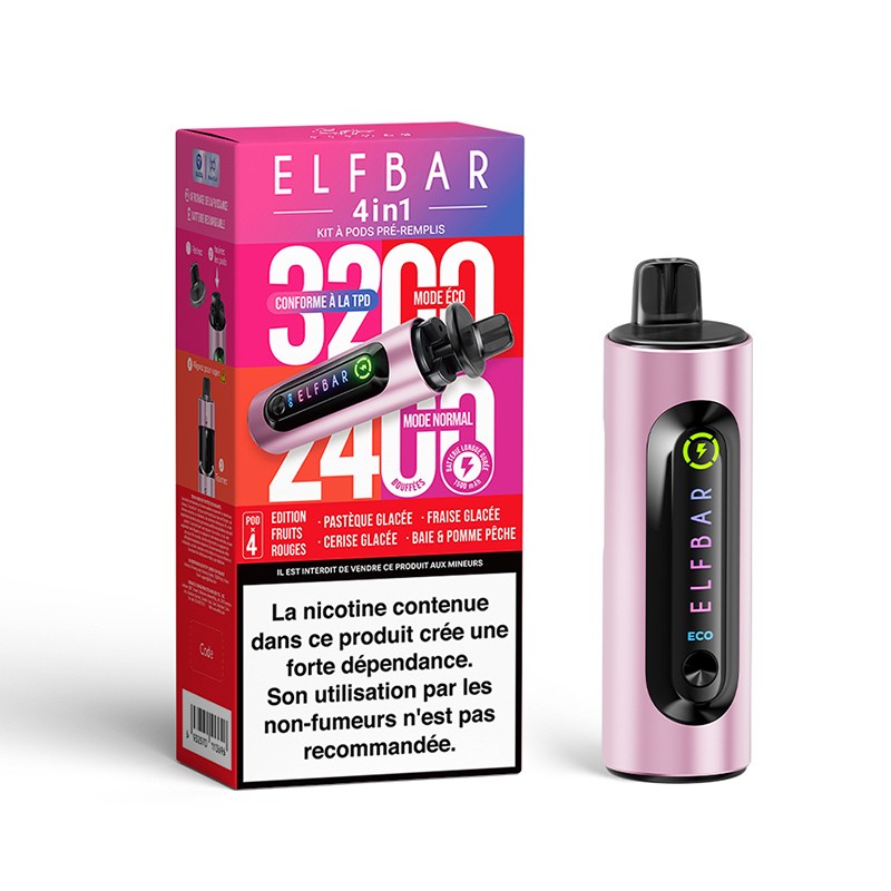 Kit 4in1 pod - Fruits Rouges - Elfbar