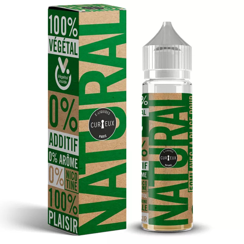 Liquide Natural 50ml 100% végétal Curieux