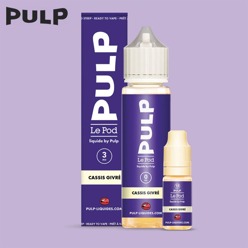 Liquide Cassis Givré Le Pod Pulp