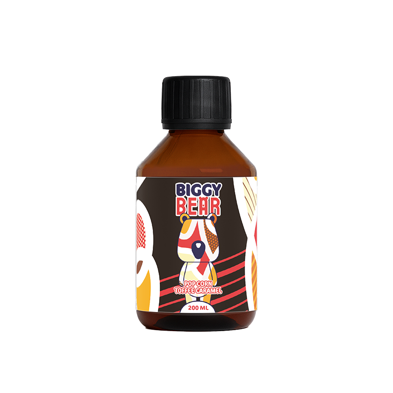 Pop Corn Toffee Caramel 200ml - Biggy Bear