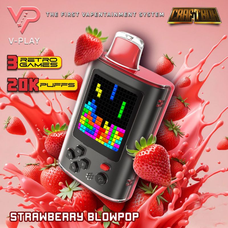 V-Play Strawberry BlowPop CraftBox VapCity V-Play Strawberry BlowPop CraftBox VapCity