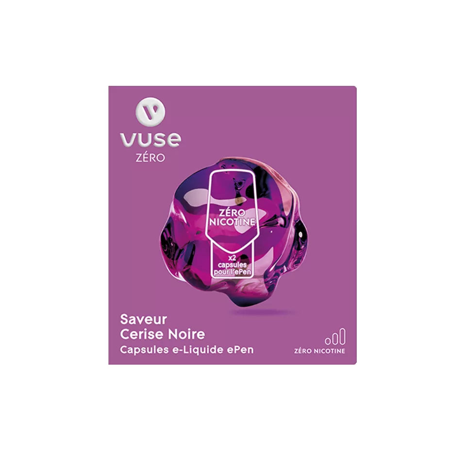 Cartouche 2 Capsules Cerise Noire Epen 3 VapCity Cartouche 2 Capsules Cerise Noire Epen 3 VapCity
