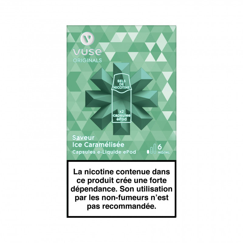 Cartouche 2 Capsules Ice Caramelisée Epod