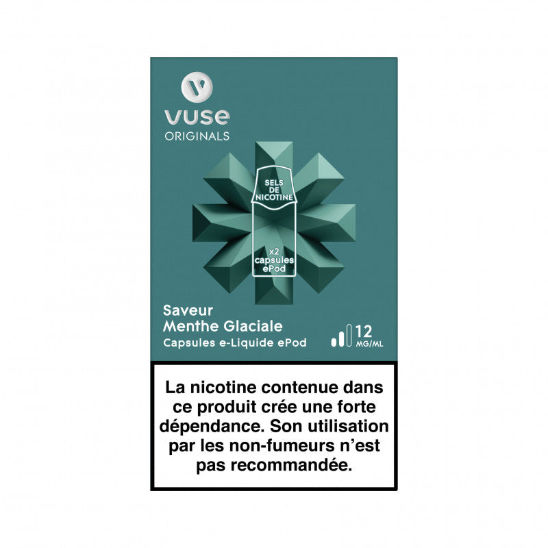 Cartouche 2 Capsules Menthe Glaciale Epod