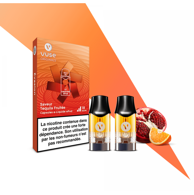 Cartouche 2 Capsules Tequila Fruitée Epod