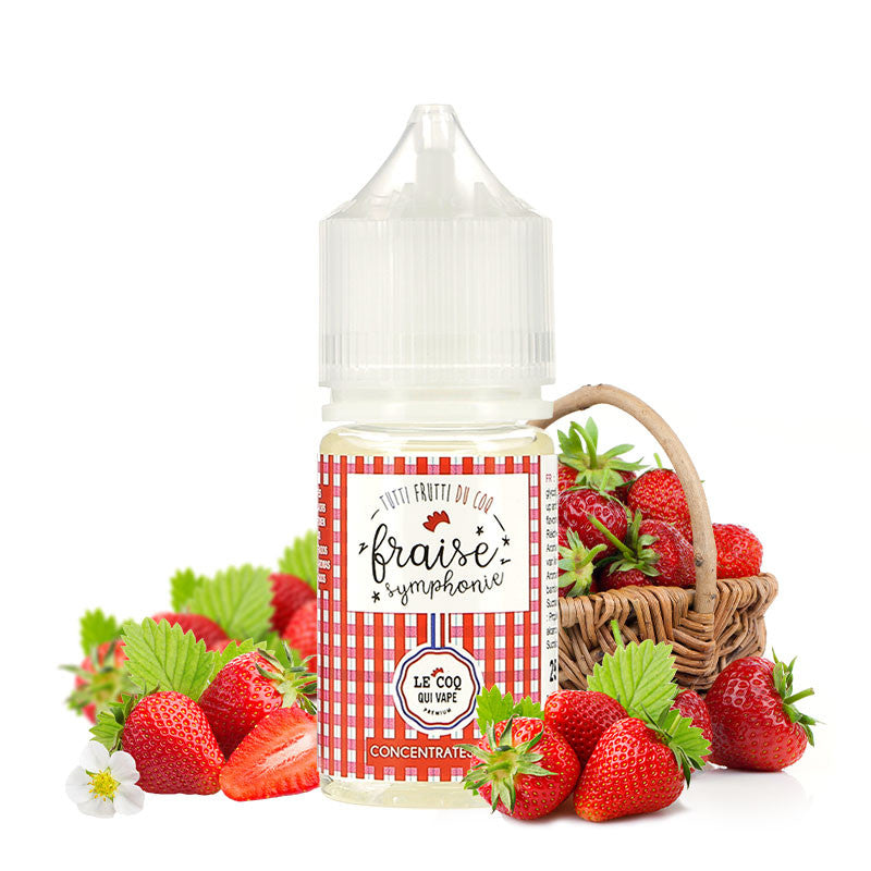 Arôme Fraise Symphonie Le Coq Qui Vape