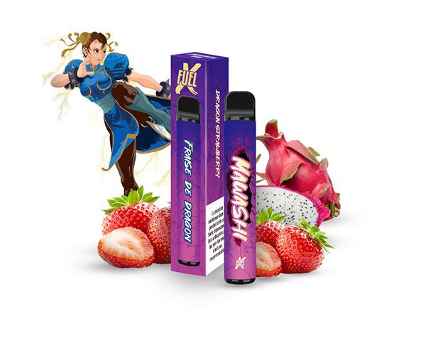 Puff Mawashi Fraise De Dragon Maison Fuel