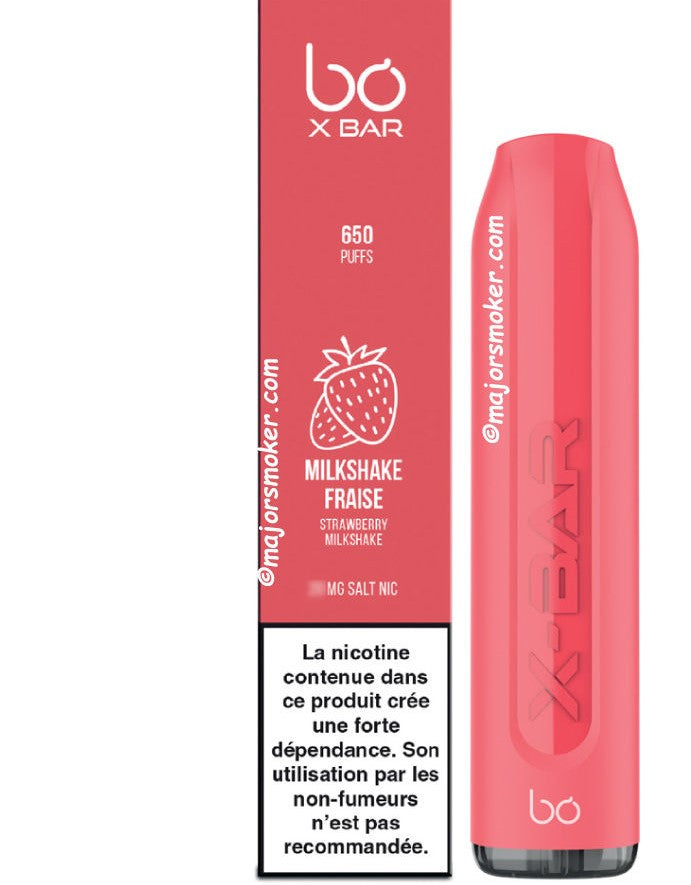 Puff Pod Strawberry milkshake Xbar VapCity Puff Pod Strawberry milkshake Xbar VapCity
