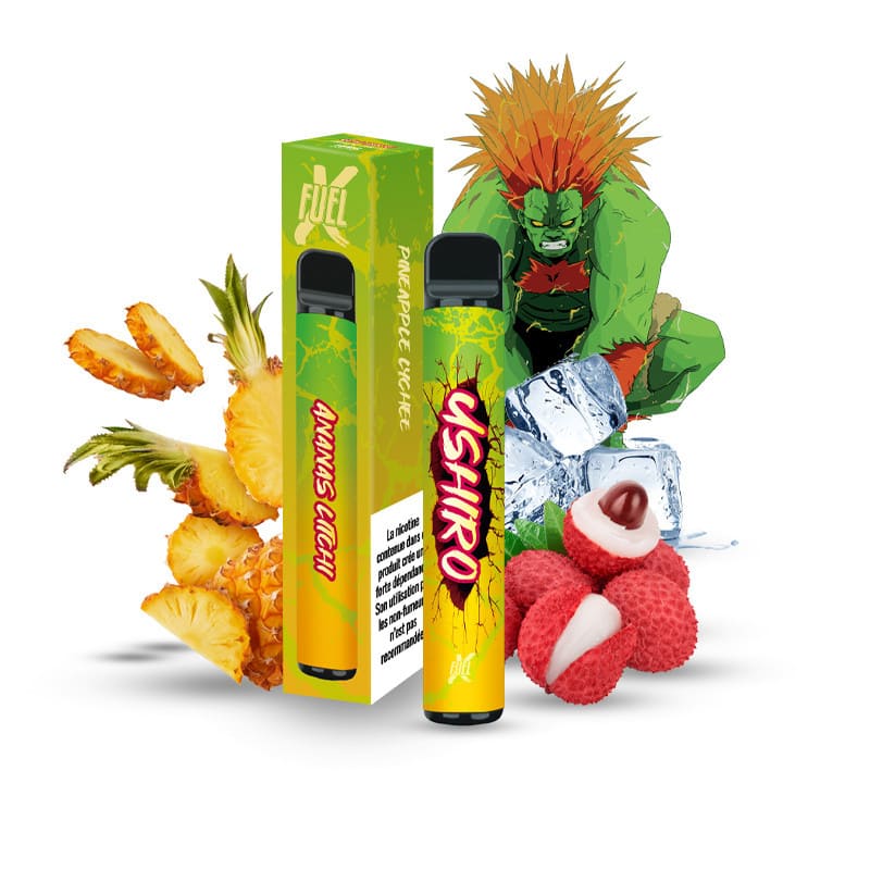 Puff Ushiro Ananas Litchi Maison Fuel