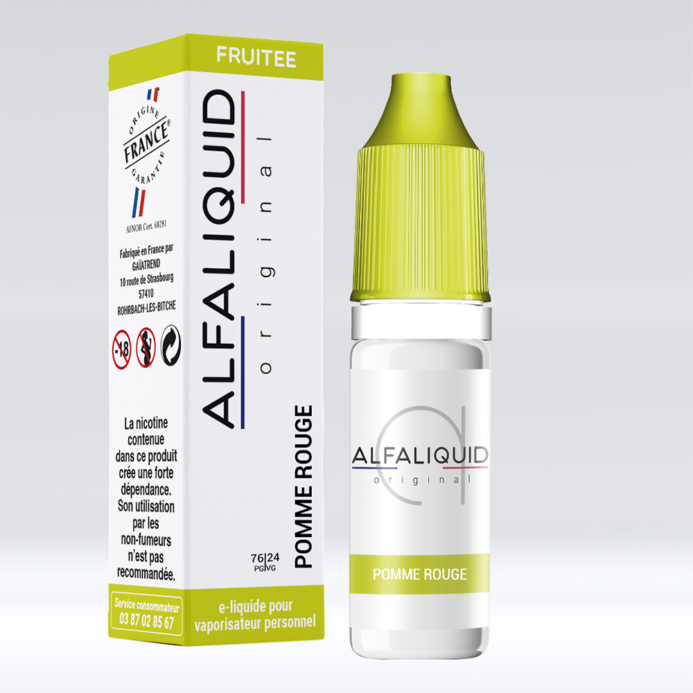 Liquide Pomme Rouge Alfaliquid