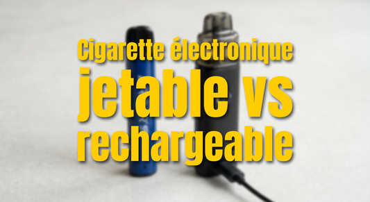 Cigarette électronique jetable ou rechargeable : le comparatif 2026