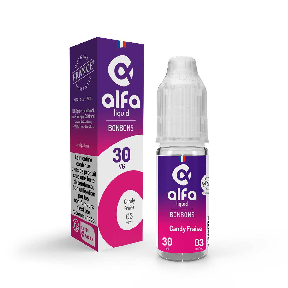 Liquide Candy Fraise Alfa