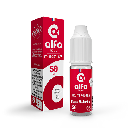 Liquide Fraise Rhubarbe Alfa