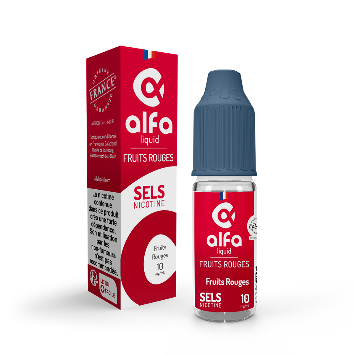 Liquide Fruits Rouges Sels de Nicotine Alfa