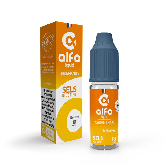 Liquide Noisette Sels de Nicotine Alfa