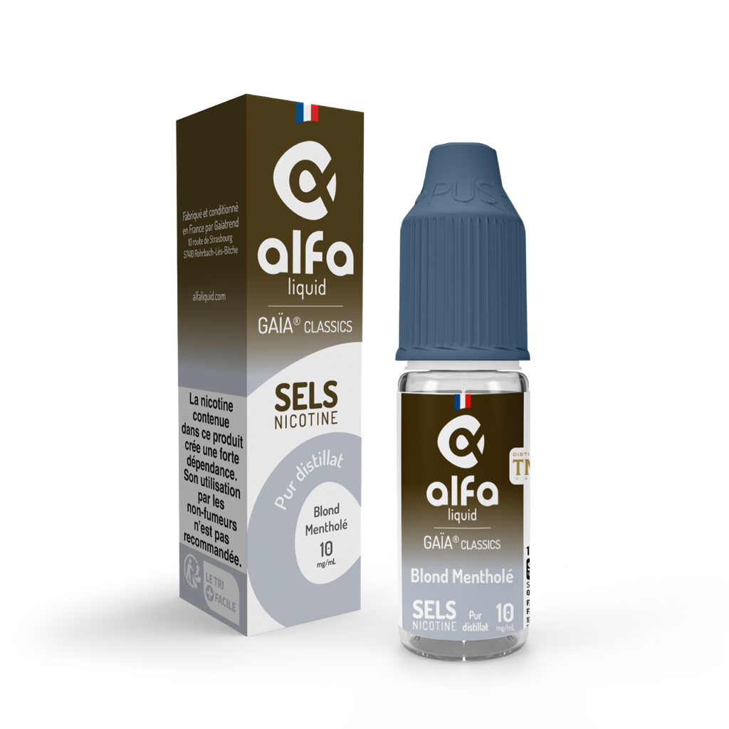 Liquide Blond Mentholé Sels Gaia Classics Alfa
