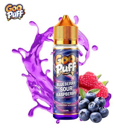 Liquide Blueberry Sour Raspberry 50ml - Goo Puff 50/50