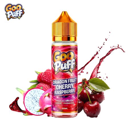Liquide Dragon Fruit Cherry Raspberry 50ml - Goo Puff 50/50
