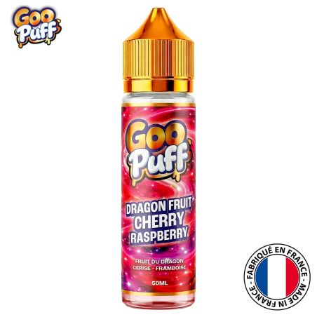 Liquide Dragon Fruit Cherry Raspberry 50ml - Goo Puff 50/50