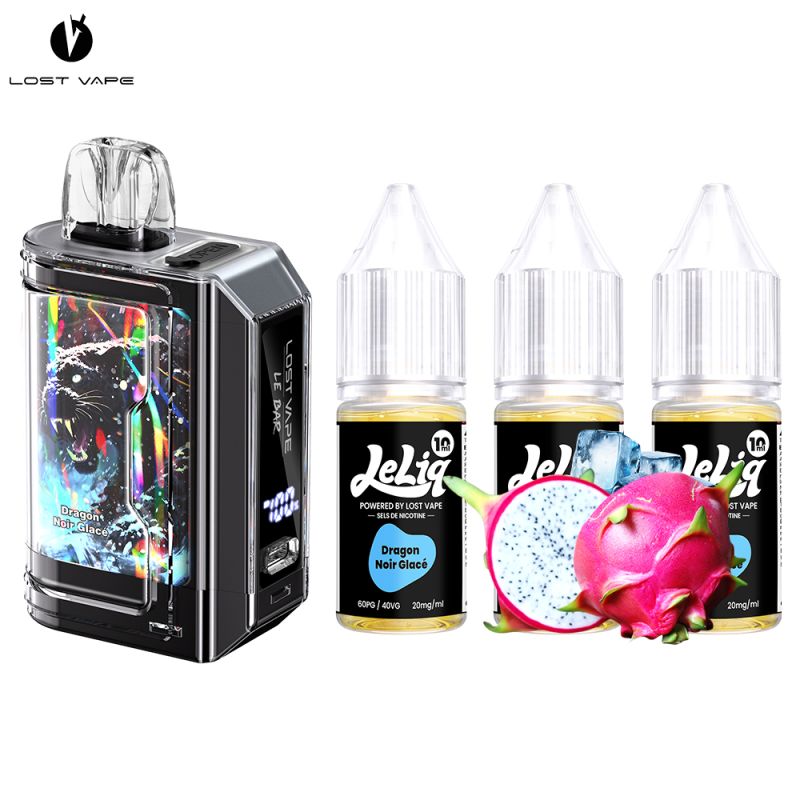 Kit puff Le Bar 45K 3X10ml - Le Bar by Lost Vape VapCity Kit puff Le Bar 45K 3X10ml - Le Bar by Lost Vape VapCity