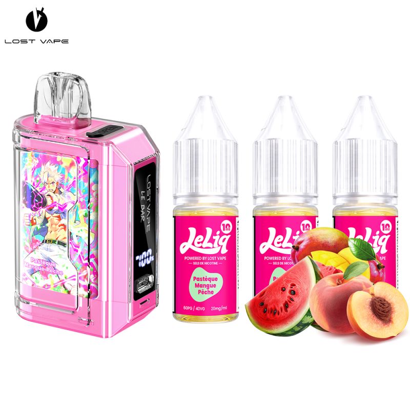 Kit puff Le Bar 45K 3X10ml - Le Bar by Lost Vape VapCity Kit puff Le Bar 45K 3X10ml - Le Bar by Lost Vape VapCity