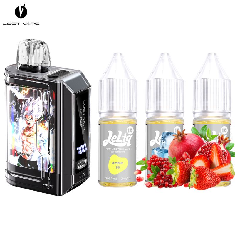 Kit puff Le Bar 45K 3X10ml - Le Bar by Lost Vape  VapCity