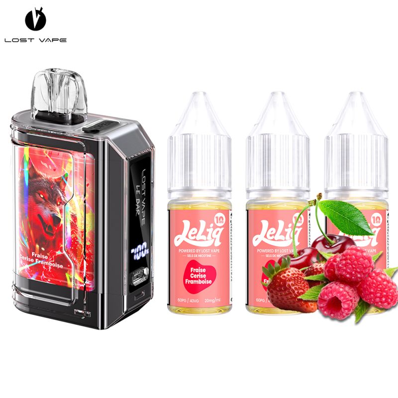 Kit puff Le Bar 45K 3X10ml - Le Bar by Lost Vape