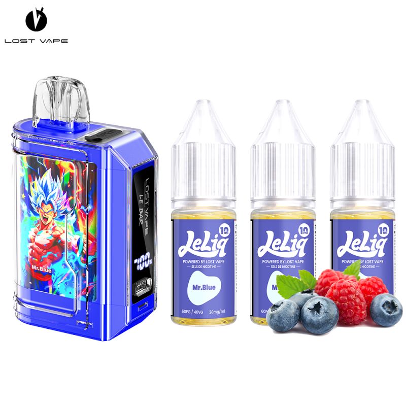 Kit puff Le Bar 45K 3X10ml - Le Bar by Lost Vape VapCity Kit puff Le Bar 45K 3X10ml - Le Bar by Lost Vape VapCity