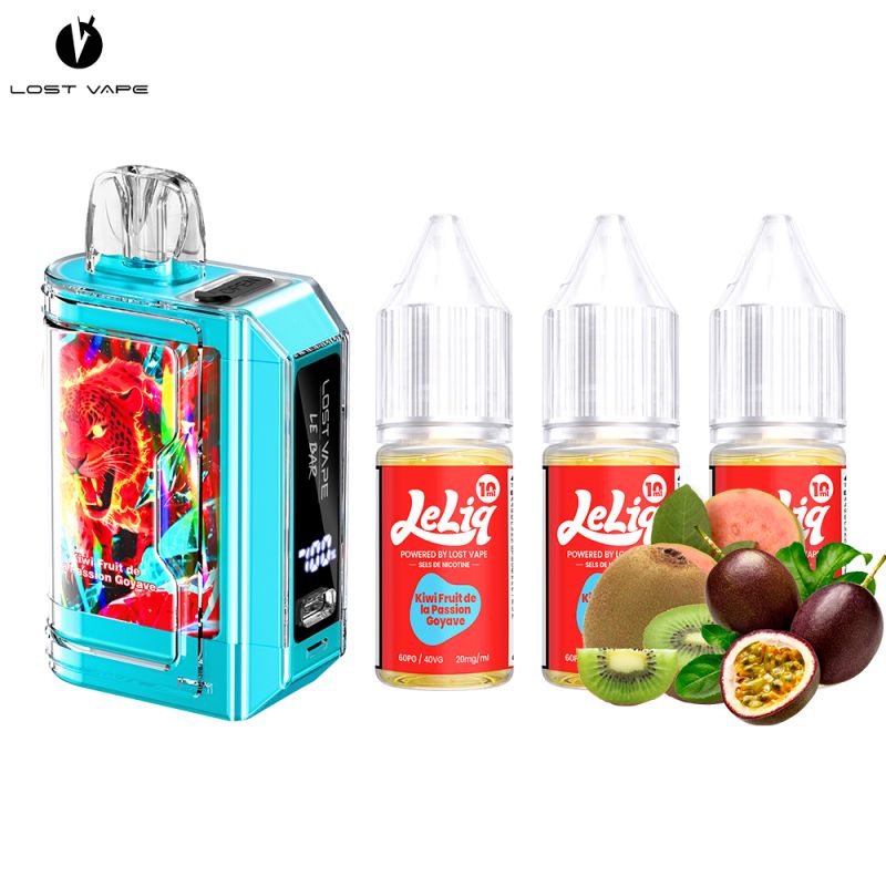 Kit puff Le Bar 45K 3X10ml - Le Bar by Lost Vape VapCity Kit puff Le Bar 45K 3X10ml - Le Bar by Lost Vape VapCity