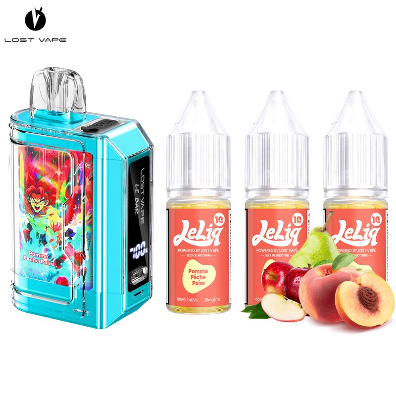 Kit puff Le Bar 45K 3X10ml - Le Bar by Lost Vape