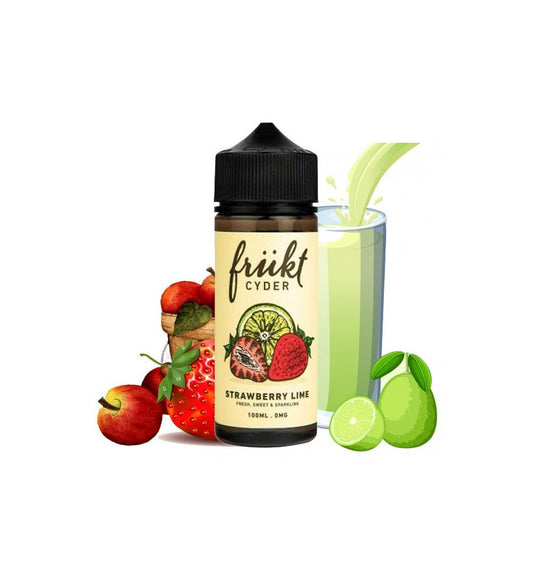 Liquide Frukt Cider Strawberry Lime