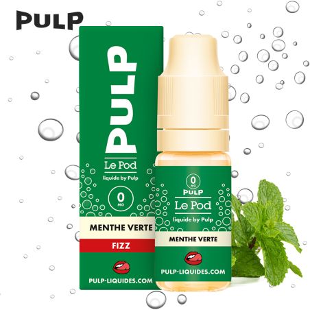 Liquide Menthe Verte Fizz Nic Salt Pulp