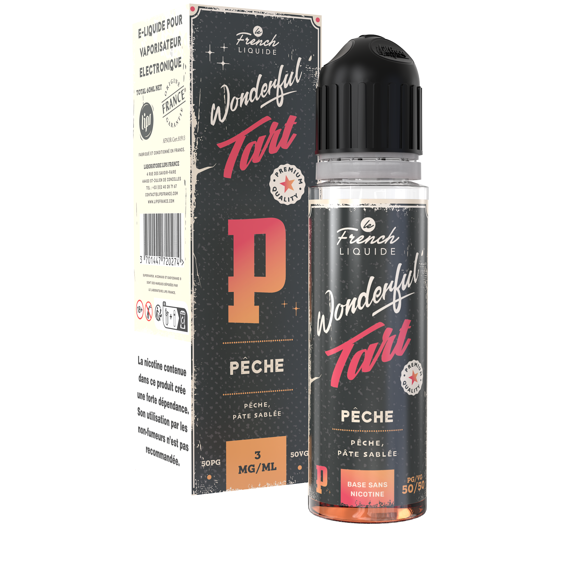 Liquide Pêche Wonderful Tart Le French Liquide