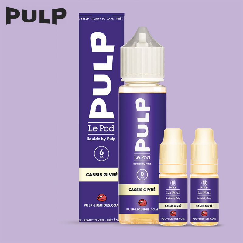 Liquide Cassis Givré Le Pod Pulp