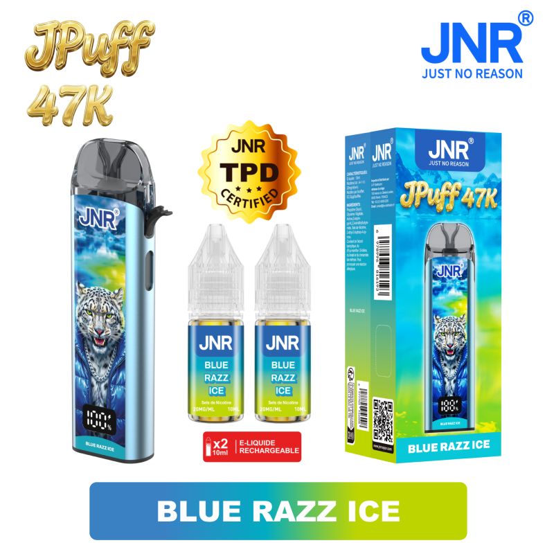 Puff JPuff 47K - JPuff  Blue Razz Ice by JNR