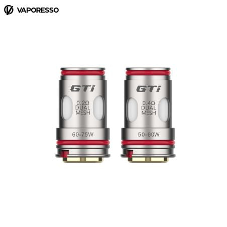 Résistances GTI Dual Mesh Vaporesso