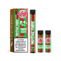 Wpuff 1800 Pastèque Fraise Liquideo