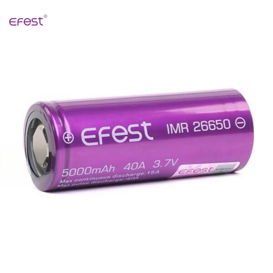 Accu 26650 5000mah 40 A Efest