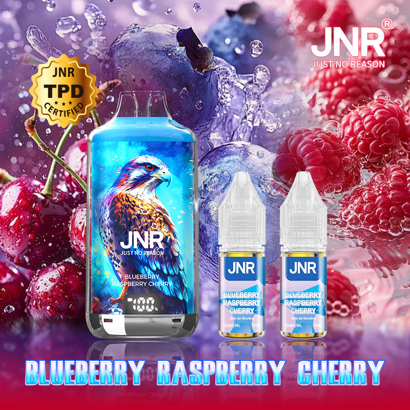 Puff blueberry raspberry cherry 28K by FALCON X JNR – VapCity
