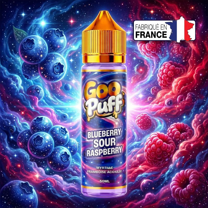 Liquide Blueberry Sour Raspberry 50ml - Goo Puff 50/50