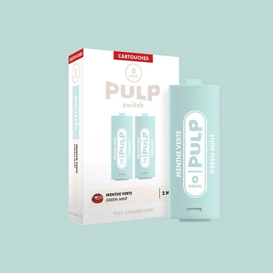 Cartouches pour Switch by Pulp Pack de 2 Pods 2ml saveur Menthe Verte